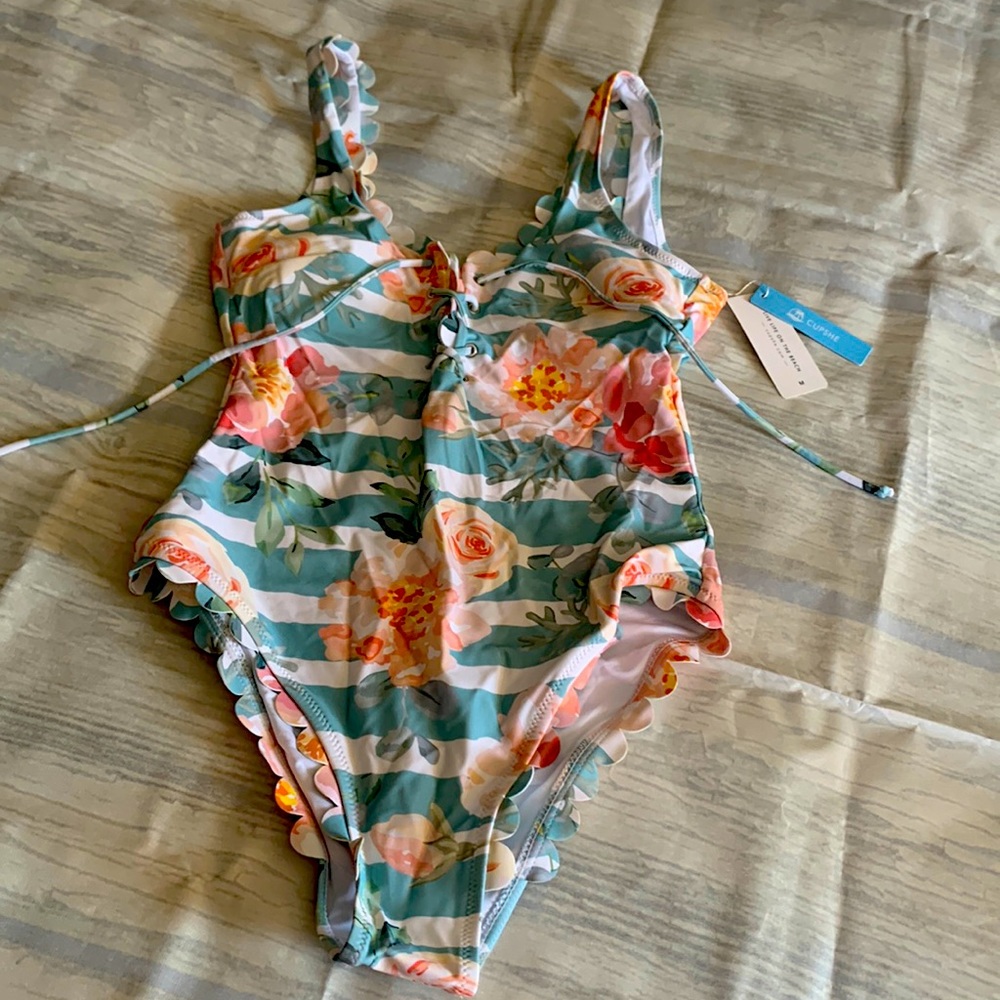 Brand new floral swimsuit with all tags